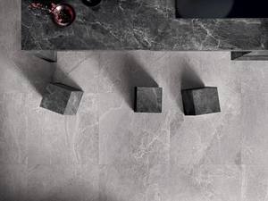 ADVANTAGE SKIN - SILVER - Laminated stoneware wall tiles / flooring with ston effect _ COTTO D'ESTE